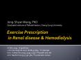 Exercise Prescription in Renal disease PowerPoint PPT Presentation