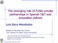 The emerging role of Publicprivate partnerships in Spanish S PowerPoint PPT Presentation