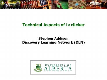 Technical Aspects of iclicker