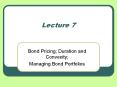 Bond Pricing Duration and Convexity PowerPoint PPT Presentation