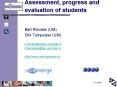 Assessment, progress and evaluation of students PowerPoint PPT Presentation