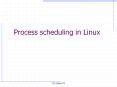 Process scheduling in Linux PowerPoint PPT Presentation