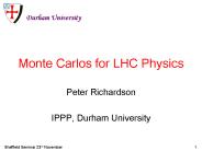 Monte Carlos for LHC Physics