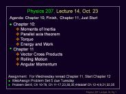 Physics%20207,%20Lecture%2014,%20Oct.%2023