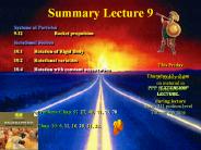 Summary Lecture 9