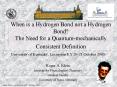 When is a Hydrogen Bond not a Hydrogen Bond? The Need for a Quantum-mechanically Consistent Definition PowerPoint PPT Presentation