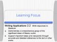 Learning Focus PowerPoint PPT Presentation