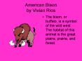 American Bison by Vivian Rios PowerPoint PPT Presentation