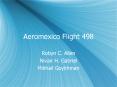 Aeromexico Flight 498 PowerPoint PPT Presentation