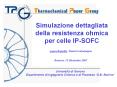 Simulazione dettagliata della resistenza ohmica per celle IP-SOFC PowerPoint PPT Presentation