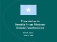 Presentation%20to%20Somalia%20Prime%20Minister:%20Somalia%20Petroleum%20Law PowerPoint PPT Presentation