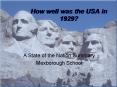 How well was the USA in 1929 PowerPoint PPT Presentation