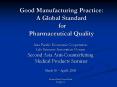 Good Manufacturing Practice: A Global Standard for Pharmaceutical Quality PowerPoint PPT Presentation