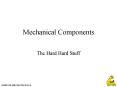 Mechanical Components PowerPoint PPT Presentation
