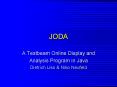 JODA PowerPoint PPT Presentation