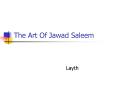 The Art Of Jawad Saleem PowerPoint PPT Presentation