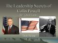 The Leadership Secrets of Colin Powell By: Oren Harari PowerPoint PPT Presentation