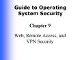 Web, Remote Access, and VPN Security PowerPoint PPT Presentation