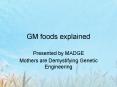 GM foods explained PowerPoint PPT Presentation