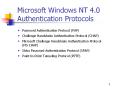 Microsoft Windows NT 4.0 Authentication Protocols PowerPoint PPT Presentation