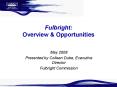 Fulbright: Overview PowerPoint PPT Presentation