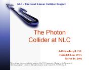 The Photon Collider at NLC