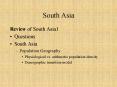 South Asia PowerPoint PPT Presentation