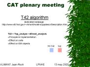 CAT plenary meeting