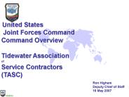 JFCOM Command Briefing