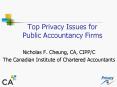 Top Privacy Issues for Public Accountancy Firms PowerPoint PPT Presentation