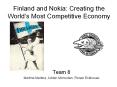 Finland%20and%20Nokia:%20Creating%20the%20World PowerPoint PPT Presentation