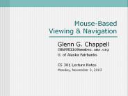 Mouse-Based Viewing