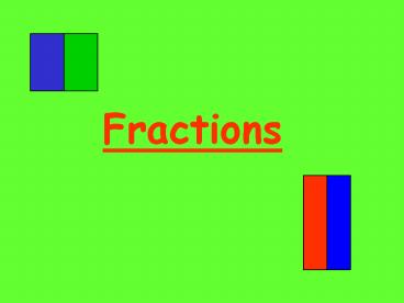 Fractions