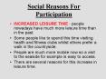 Social Reasons For Participation PowerPoint PPT Presentation