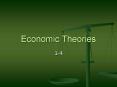 Economic Theories PowerPoint PPT Presentation