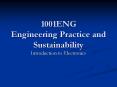 1001ENG Engineering Practice and Sustainability PowerPoint PPT Presentation