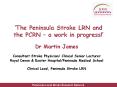 The Peninsula Stroke LRN and the PCRN a work in progress PowerPoint PPT Presentation