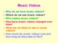 Music Videos PowerPoint PPT Presentation
