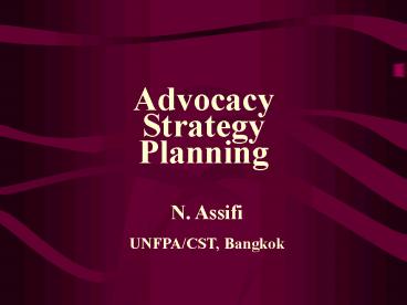 What is Advocacy?