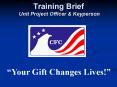 Training Brief Unit Project Officer PowerPoint PPT Presentation