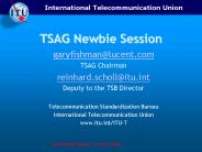 TSAG Newbie Session