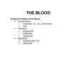 THE BLOOD PowerPoint PPT Presentation