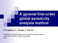 A general first-order global sensitivity analysis method PowerPoint PPT Presentation