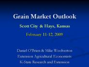 Grain Market Outlook  Scott City