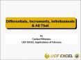 Differentials, Increments, Infinitesimals PowerPoint PPT Presentation