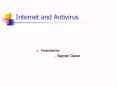 Internet and Antivirus PowerPoint PPT Presentation