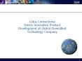 Lotus Connections        Drives Innovative Product Development at Global Diversified Technology Company PowerPoint PPT Presentation