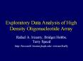 Exploratory Data Analysis of High Density Oligonucleotide Array PowerPoint PPT Presentation