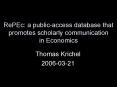 RePEc: a publicaccess database that promotes scholarly communication in Economics PowerPoint PPT Presentation