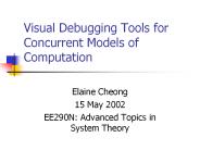 Visual Debugging Tools for Concurrent Models of Computation